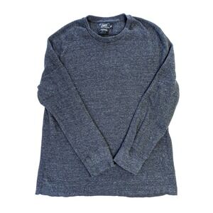 Grayers Clothiers Mens XXL Charcoal Gray Waffle Knit Thermal Long Sleeve Shirt